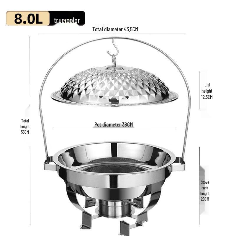 ZISIZ Электрический подогреватель пищи из нержавеющей стали