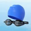 Pulia Electroplated HD Silicone Swim Goggles & Cap Set