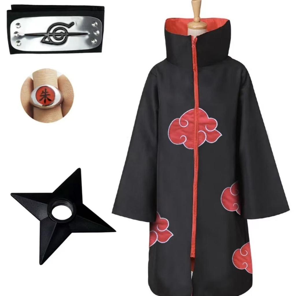 Naruto Takashi Organization stand-up collar cape anime cosplay costume