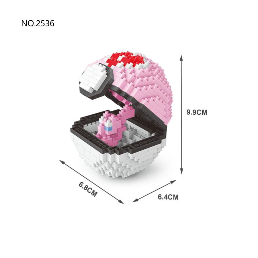 

Микроблоки Покемон Покебол Аниме Фигурка Действия Мультяшные Игрушки Строительные Блоки Пикачу Карманный Монстр Наборы No box