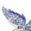 2pcs Exquisite Design Crystal Rhinestone Brooch Butterfly Corsages Brooch  For Women