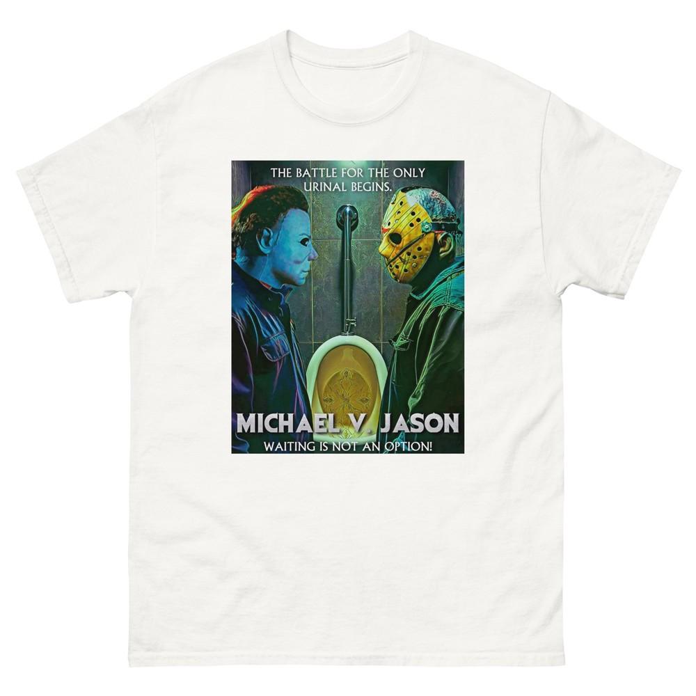 

Jason vs Michael Myers Tee, Funny Shirts, Killer Crossover, Horror Villian Tees 3XL
