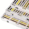 5/10/20 Holes 1 Piece Dental Stainless Steel Disinfection Placing Box Tray for Dental Instrument Disinfection Plate