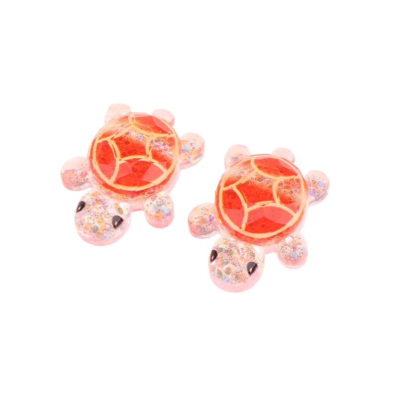 2Pcs Mini Turtle Garden Micro Landscape Resin Crafts Tiny Turtle Miniatures Home Decoration Ornaments Gift