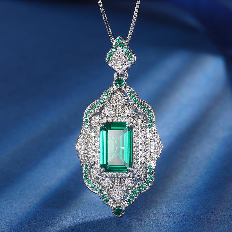 Jewelry Copper Bottom Gold-Plated Simulation Color Treasure Retro Court Style Suit Heroine Stone 8 * 12