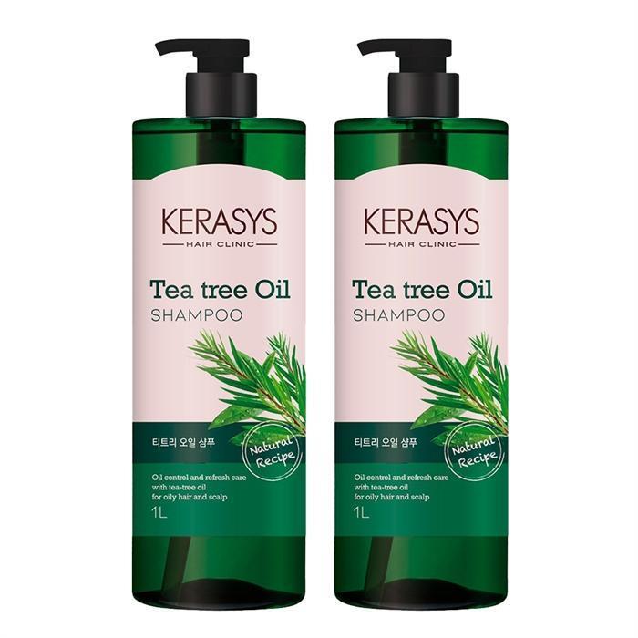 KERASYS Natural Recipe Tea Tree Oil Shampoo 1L x 2 (9965266)