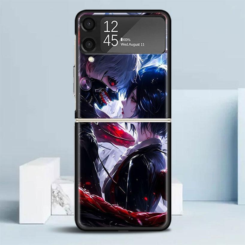 G-Ghoul Tokyo Touka Kirishima Phone Case For Samsung Galaxy Z Flip7 Flip6 5G Flip5 Flip4 Flip3 ZFlip 7 6 3 4 5 Shockproof Back C