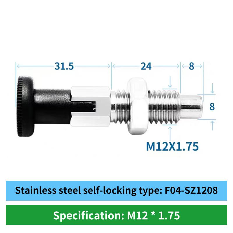 Durable Ball Nose Spring Plunger High Precision Knob for Robotics and Automation