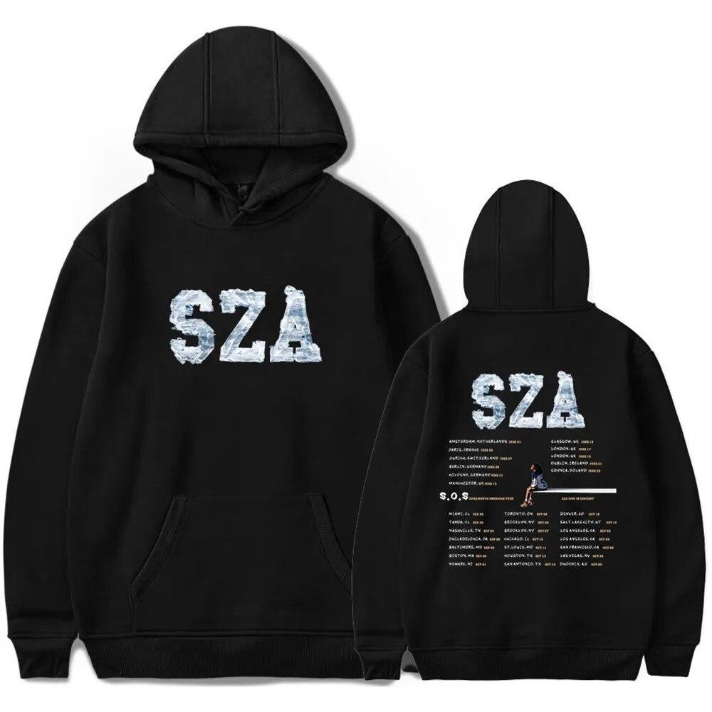

Unisex HoodieSZA SOS Tour 2023 Merch Hoodies Unisex Hooded Sweatshirt Casual Clothing