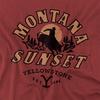 Yellowstone Unisex Adult Montana Sunset T-Shirt