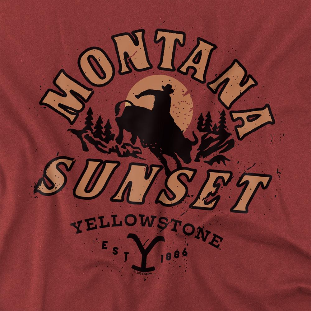 Yellowstone Unisex Adult Montana Sunset T-Shirt