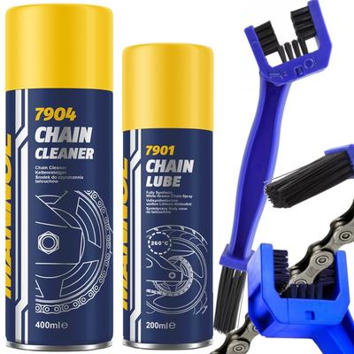 Mannol Set Grease Cleaner For Cleaning Motorcycle Bicycle Chain
