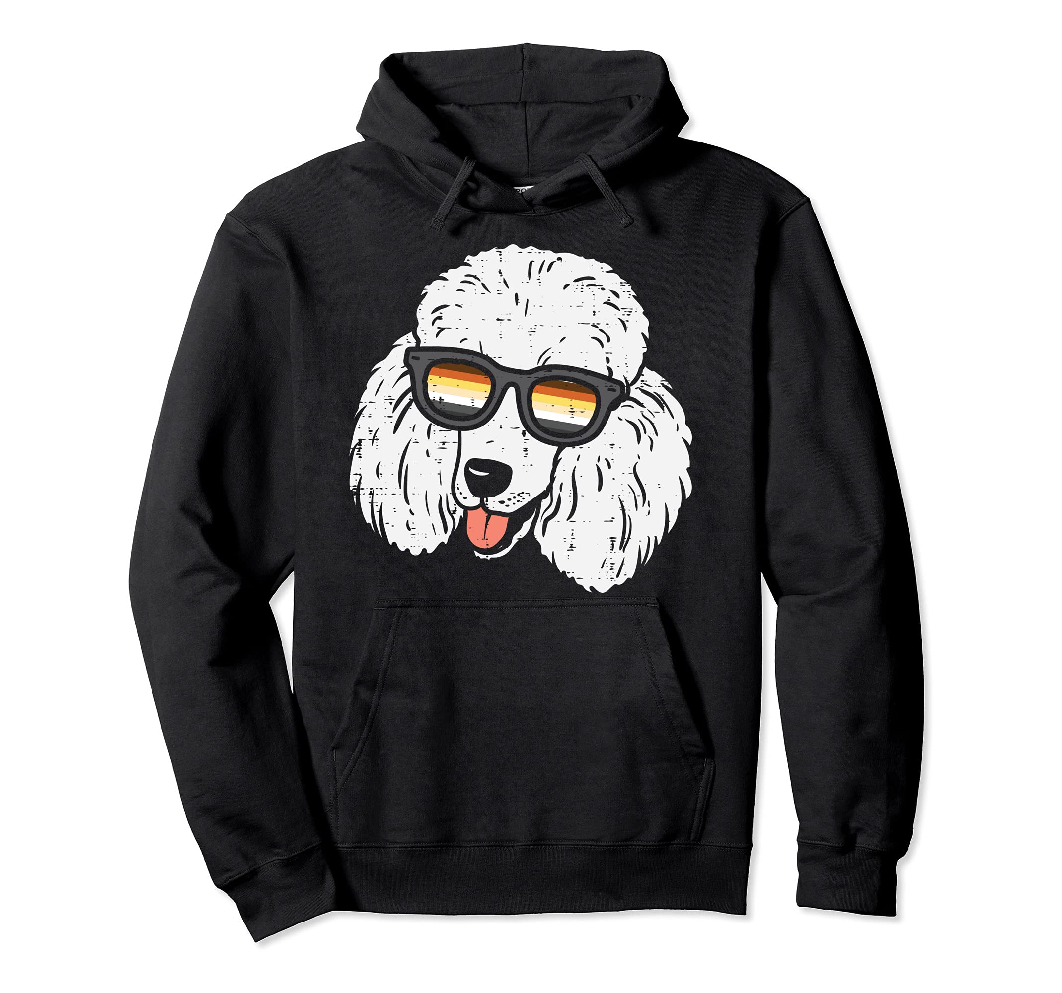 

Poodle Dog LGBTQ Gay Bear Flag Gay Pride Male Dog Lover Male Hoodie
