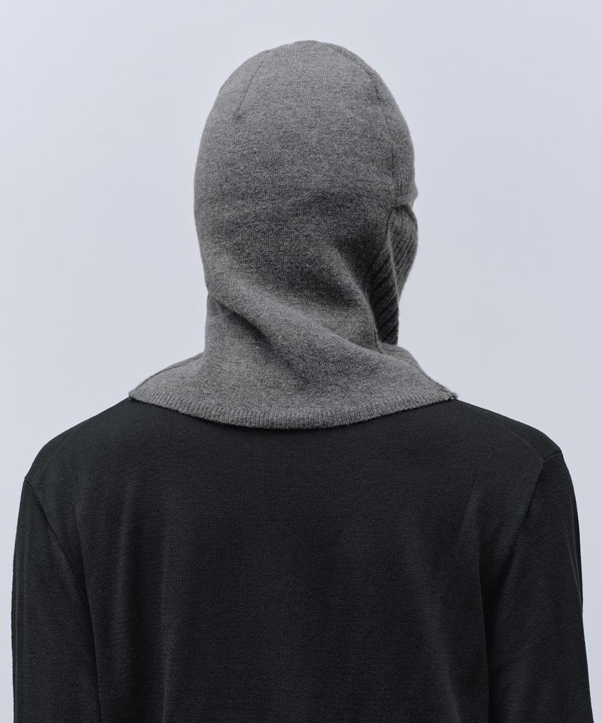 MUSINSA STANDARD Lambswool Knit Ninja Balaclava [Medium Grey]