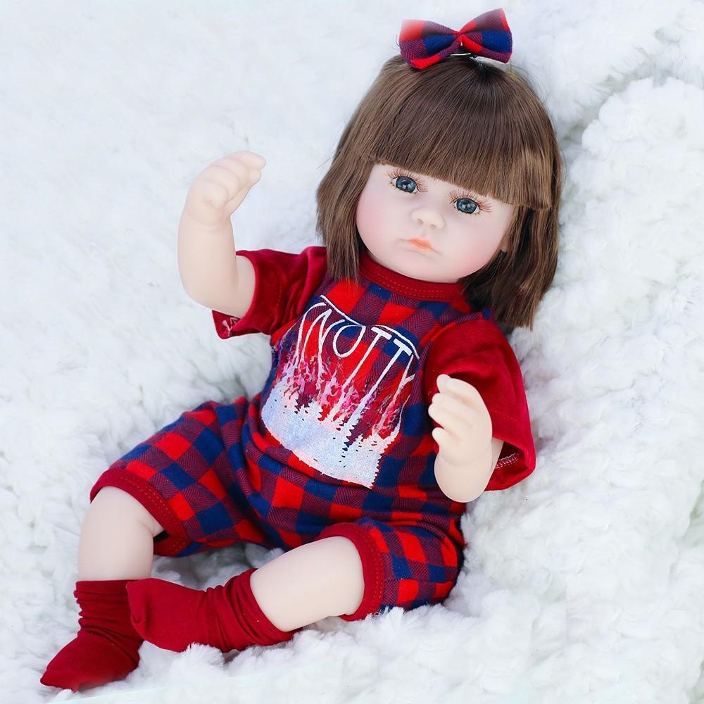 Baby Reborn Doll 42cm Soft Silicone Baby Toy For Kids Play And Educational Use