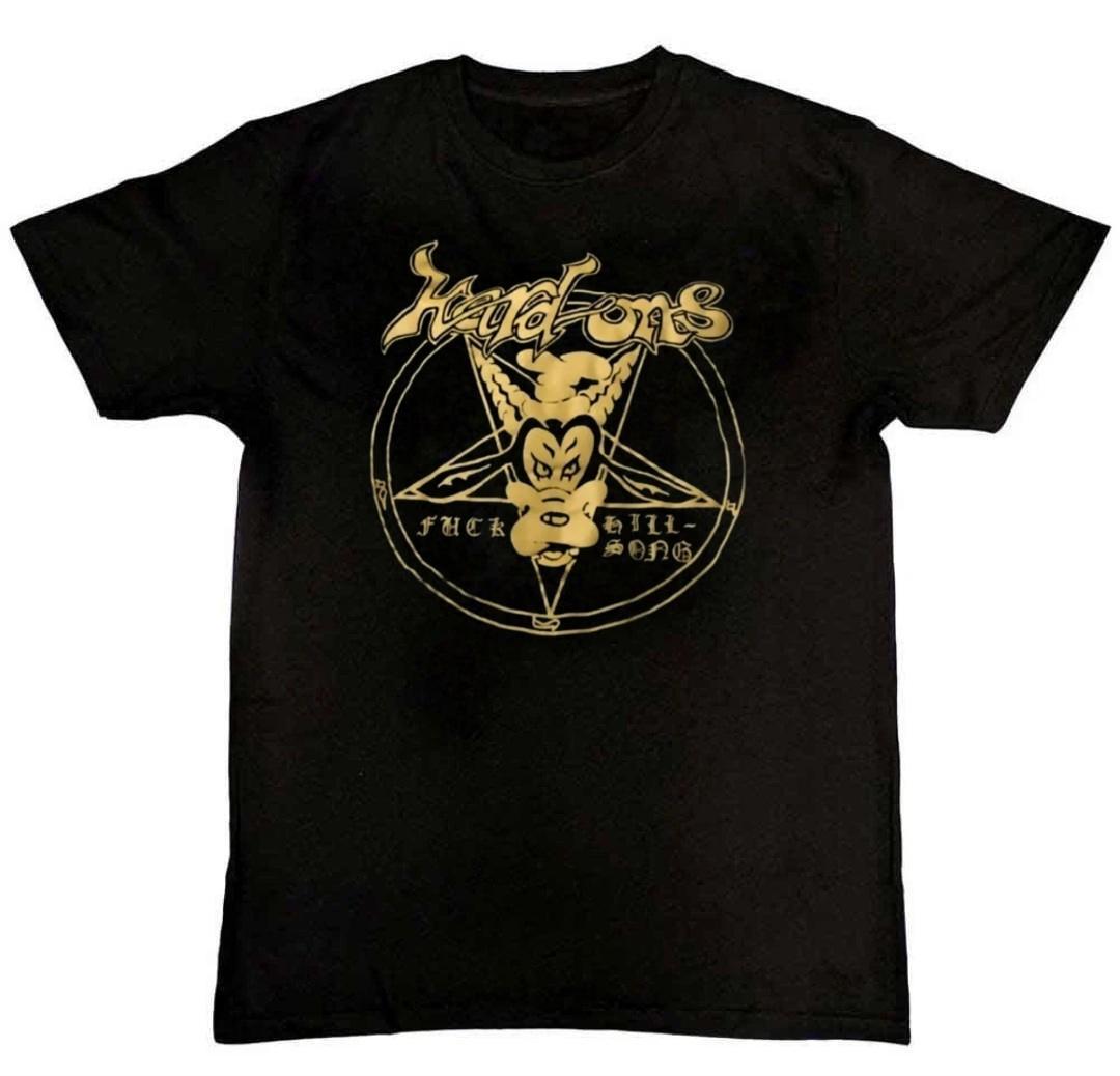 Vintage The Hard-ons Fck Hillsong Graphic Mens T-Shirt XL
