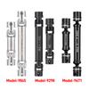 YEAHRUN Steel CVD Drive Shafts Chassis Center Driveshaft for 1/18 RC Crawler Car TRX4M K10 F150 High Trail Upgrade Parts