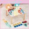 Holz Alphabet und Zahlen Bausteine Set für Früherziehung und Mathe Lernspielzeug für Kinder