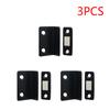 1-10PCS Ultra Thin Latch Cupboard L Type Door Closer Cabinet Catches Door Stopper Furniture Fittings Strong Magnetic Door Closer