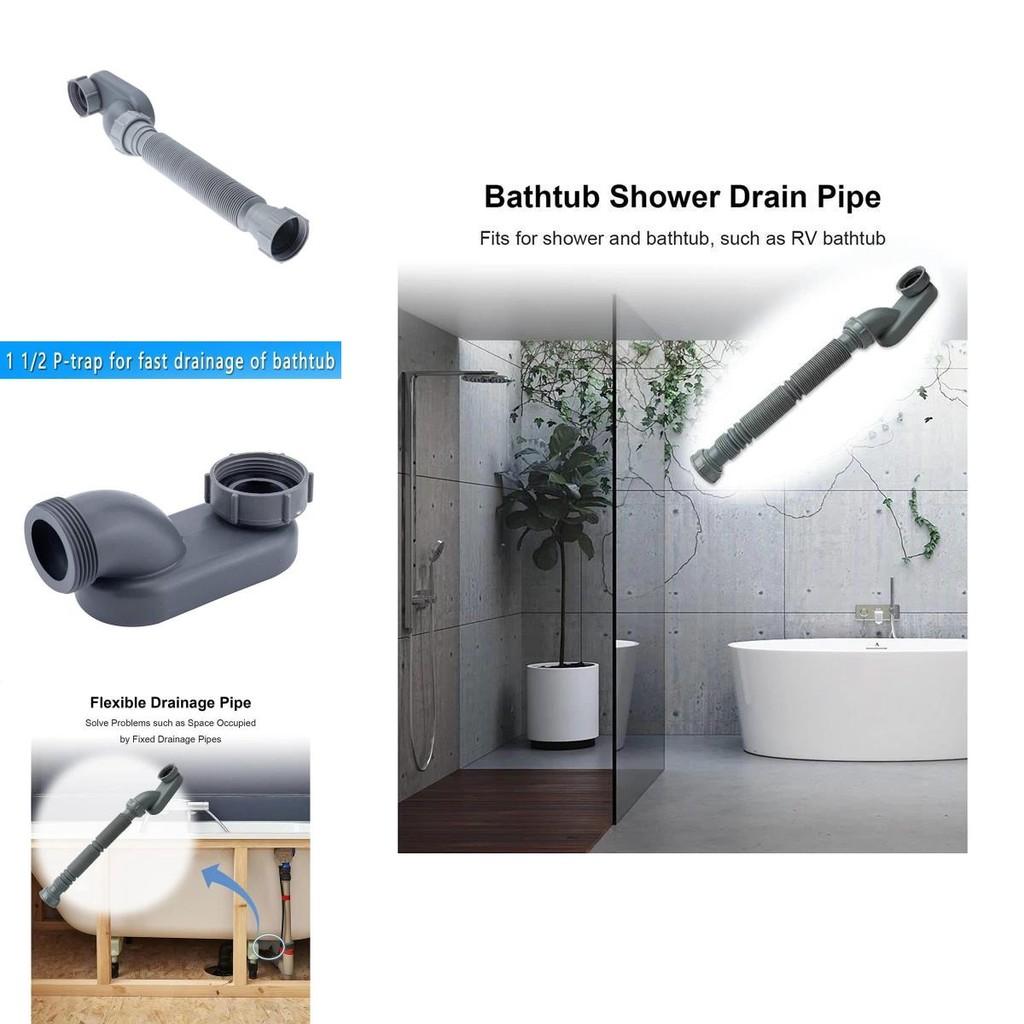1/2 Bathtub Drain Modern Simplified Bathtub Drain Pipe For Shower And Bath Drainage