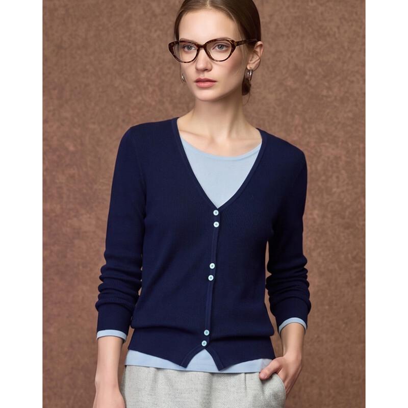 Wudao Women's Cashmere Blend Knit Cardigan