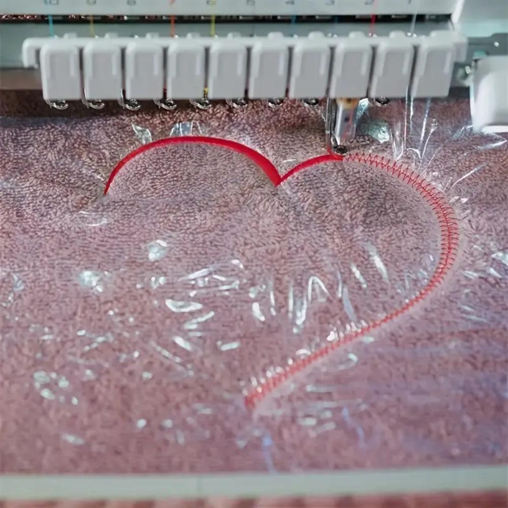 4 Stück Transparente Stickvliespapier Praktisches Sticktransferpapier Zuhause