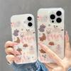Cartoon Cute Graffiti Puppy White Background Phone Case For iPhone 16 15 14 13 12 11 Pro Max 16E X XR XS Max 7 8 Plus Soft Cover