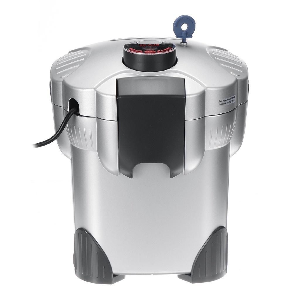 16W Aquariumfilter Reiniger Sterilisator Lampe Licht Fischbecken Wasserpumpe Biochemischer Schwamm Bio-Schwamm Externer Behälter