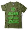 Saint Patricks Funny Tee Drunk Side Paddy's Day Humorous Tee Shirt for Him