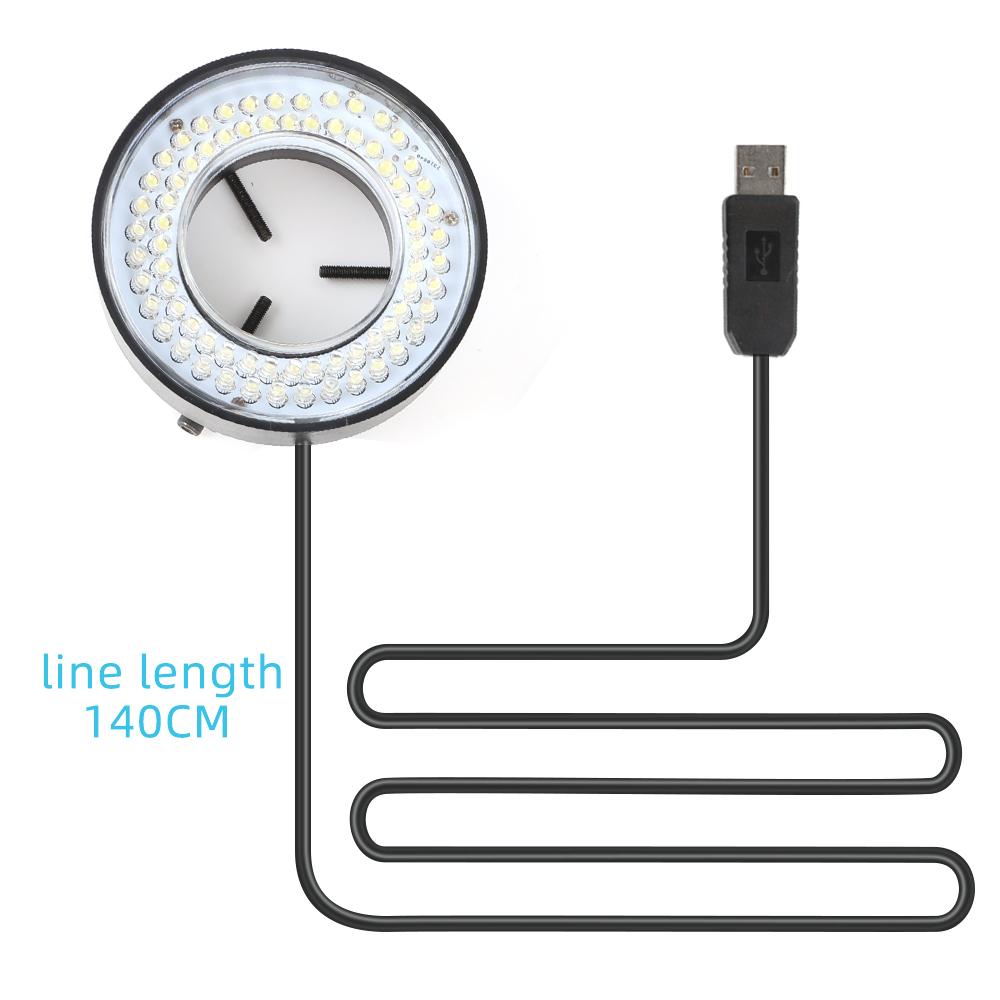 EU/US Plug Ring Light LED Illuminator Lamp Industrial Microscope Camera Illuminator Source Excellent Circle Adjustable Light