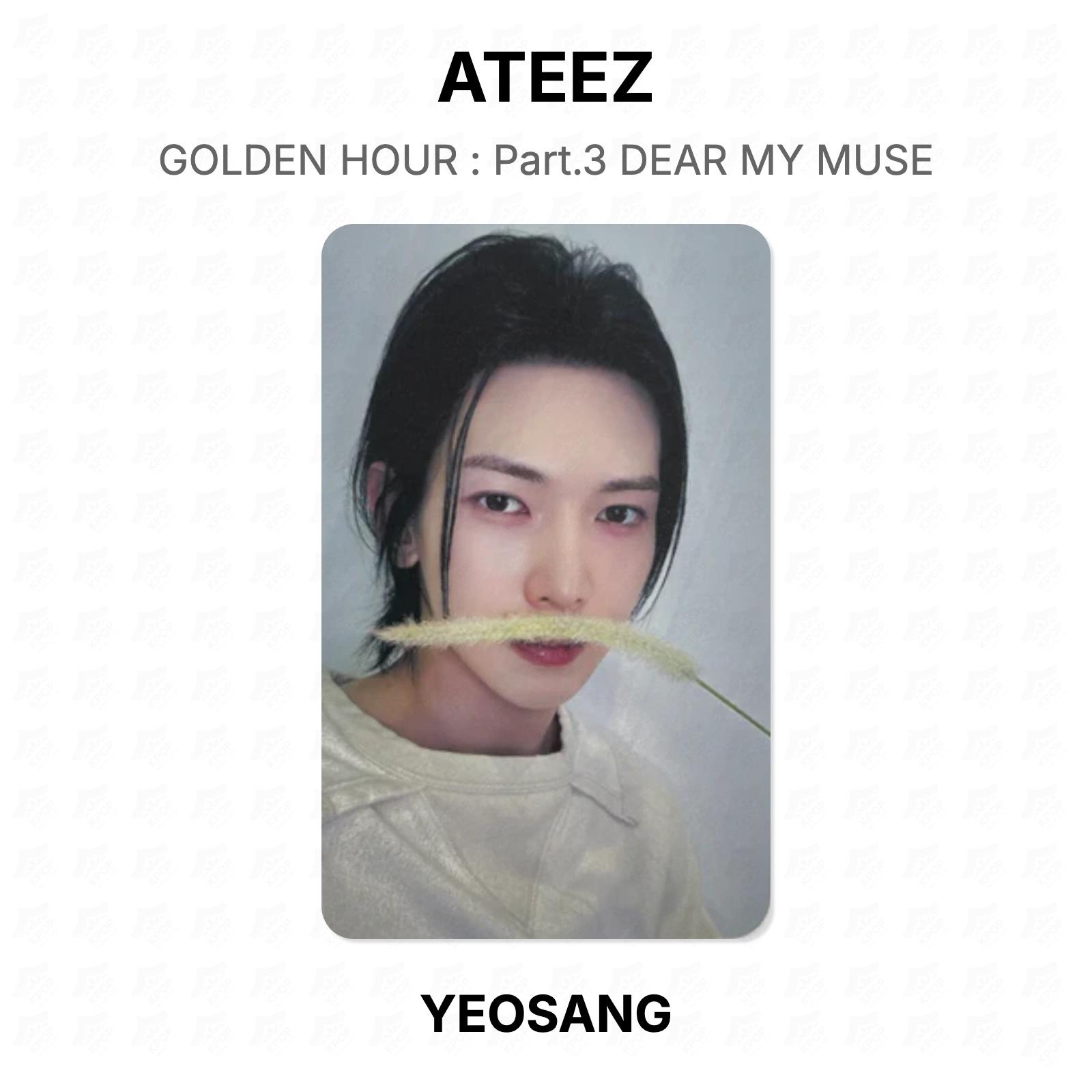 ЗОЛОТОЙ ЧАС ATEEZ : Часть 3 ДОРОГАЯ МОЯ МУЗА Официальная фотокарточка YEOSANG