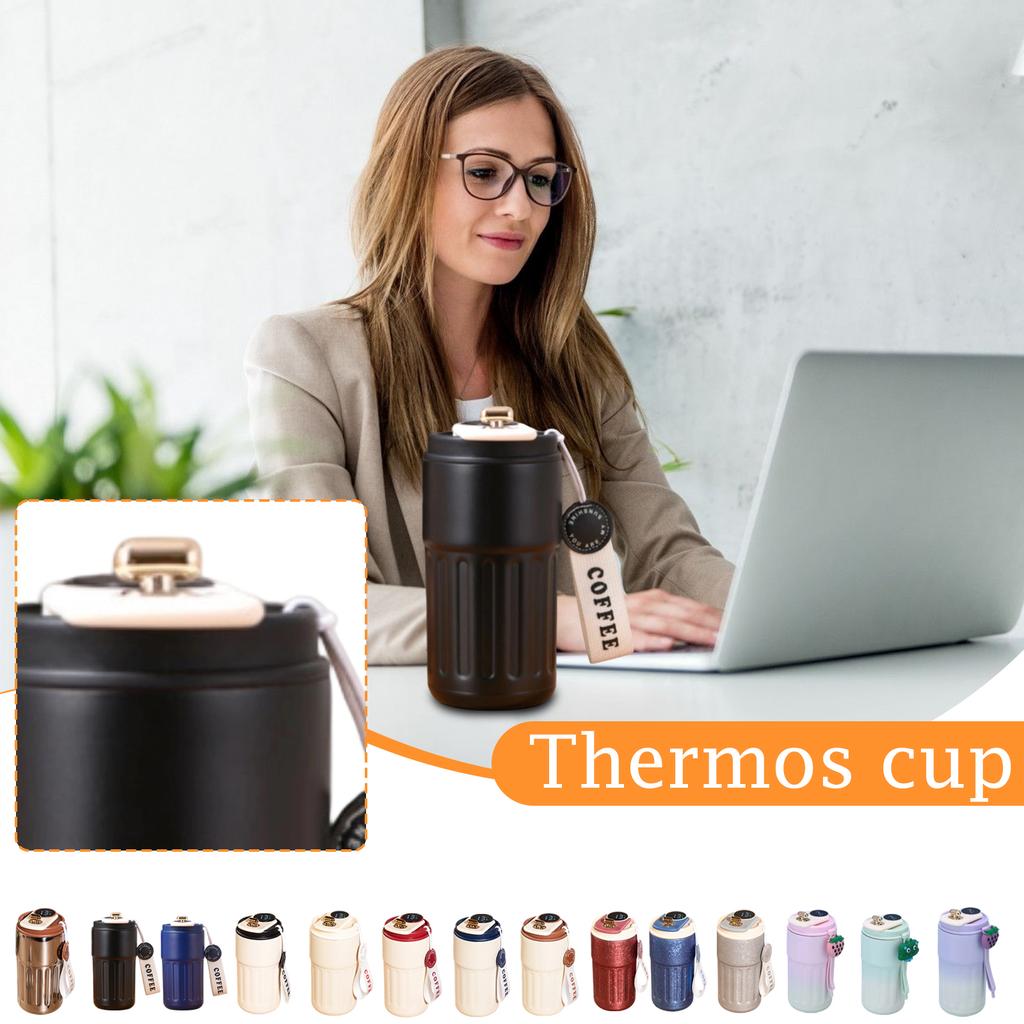 COFFEE Led Temperature Display Coffee Mug Stainless Steel