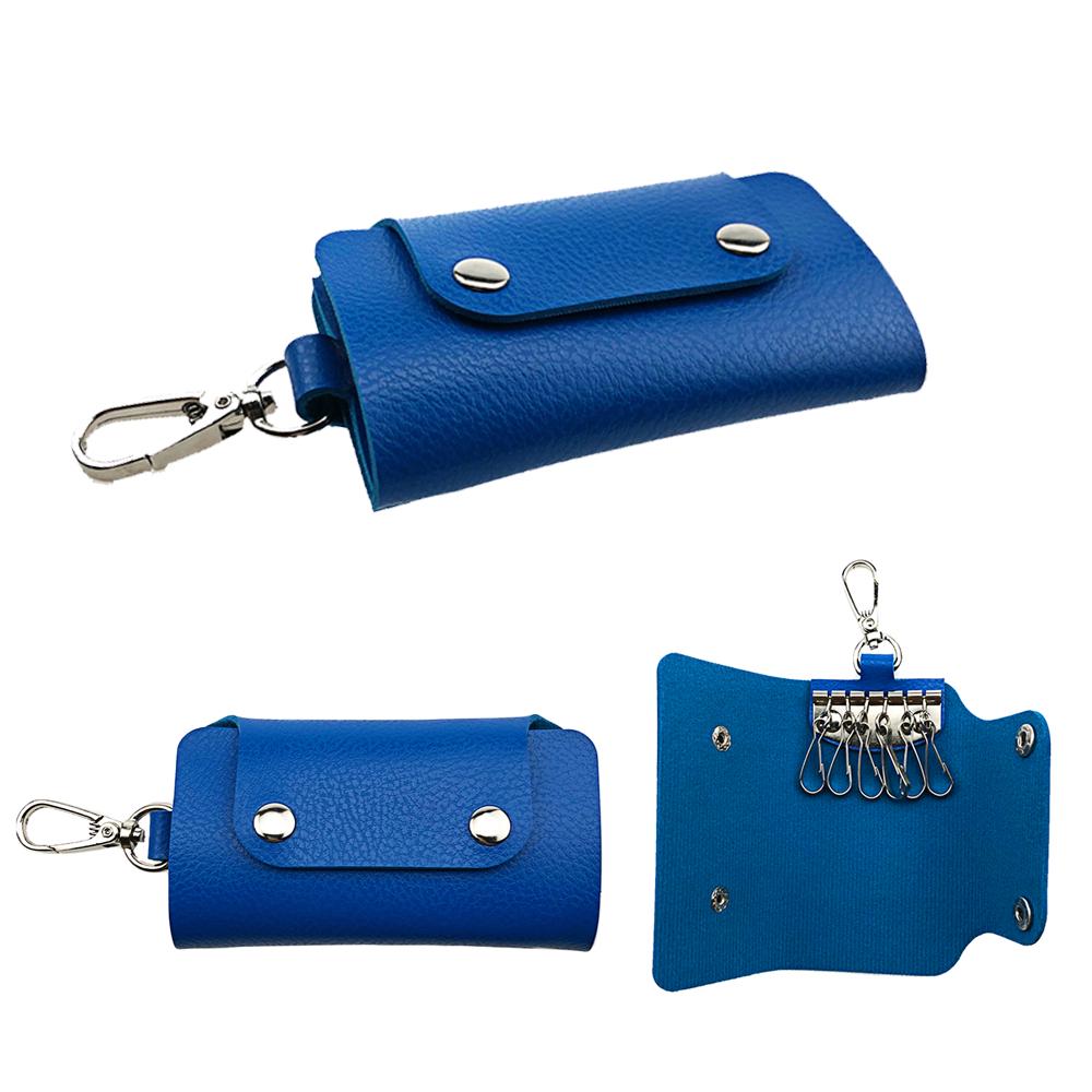 Fashion PU Leather Keychain Car Key Holder Men Women Pouch Portable Key