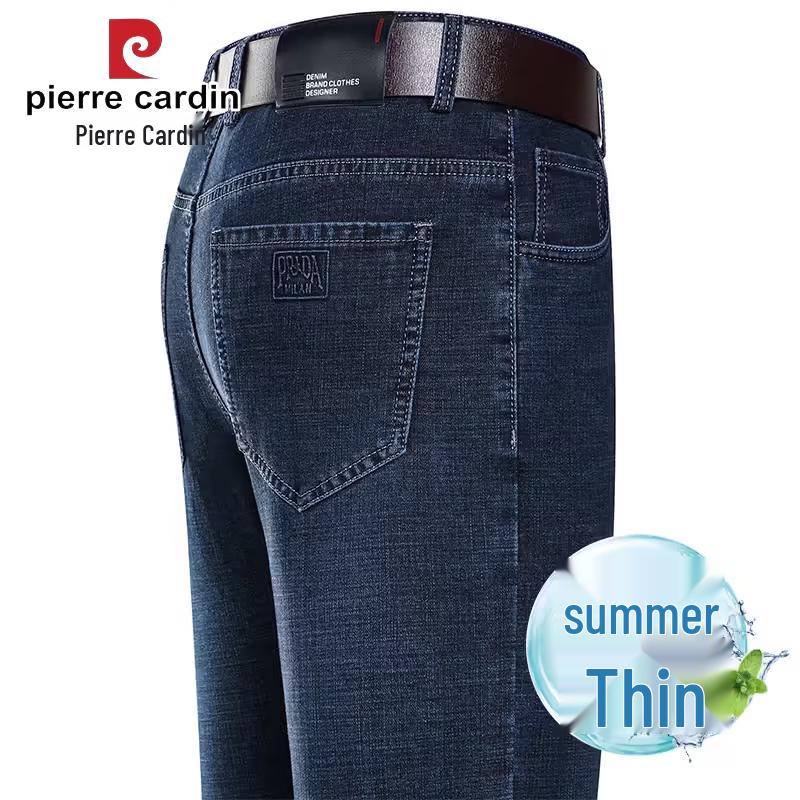 Pierre Cardin Men s Ice Silk Straight-Leg Jeans 40