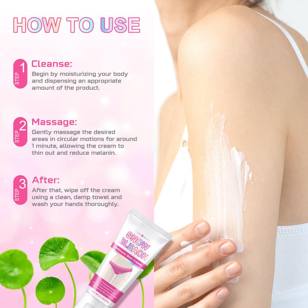 Private Parts Whitening Cream Armpits And Knees Private Parts Long-lasting Moisturizing Black Whitening Cream 60g