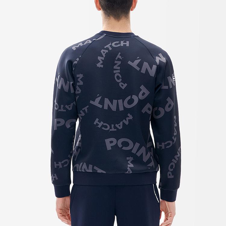 FILA Athletics Printed Knit Pullover Sweatshirt Men Sweatshirt A11M213202FZA