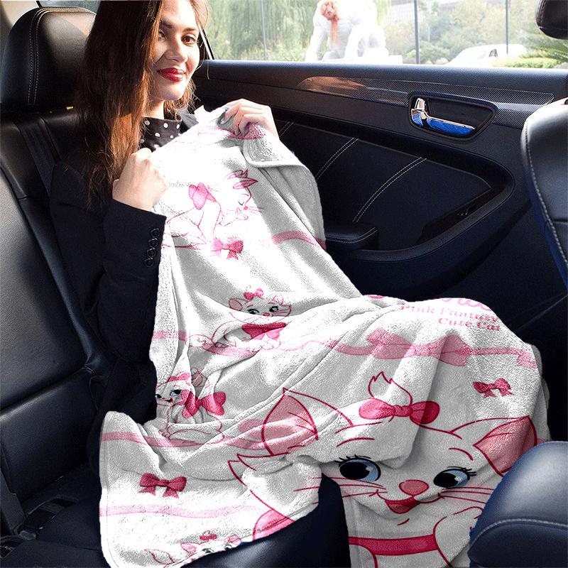 1pc Marie Printing Blanket - Soft, All-Season Throw for Living Room, Bedroom,Travel