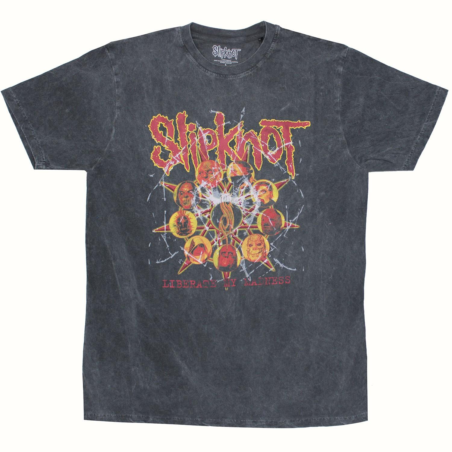 Men s Slipknot Liberate T-shirt Large Black 2XL