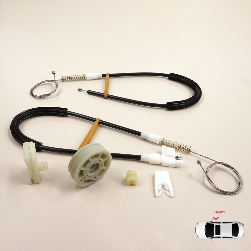 EWR297 Zestaw Naprawczy Podnośnika Szyby Drzwi Prawych do Renault Megane MK1 X64 DA0/1 Coupe 1996-2003 2/3 Drzwi 7700834393