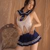 Sex Underwear Uniform Suit Open Crotch Seduction Character Play College Pleated Skirt Sailor Suit