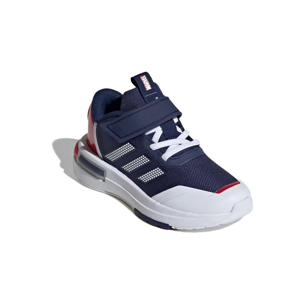 Marvel x adidas Racer TR21 EL J Captain America Kinder-Sneaker Blau Dunkelblau Wolkenweiß IF3409