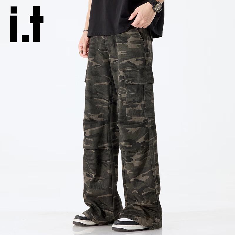 

Izzue It Men s Camouflage Multi-Pocket Cargo Pants XL