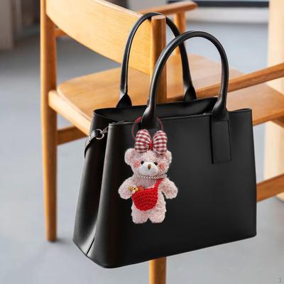 Bear Keychain Pendant Adults Animal Doll for Bags Graduation
