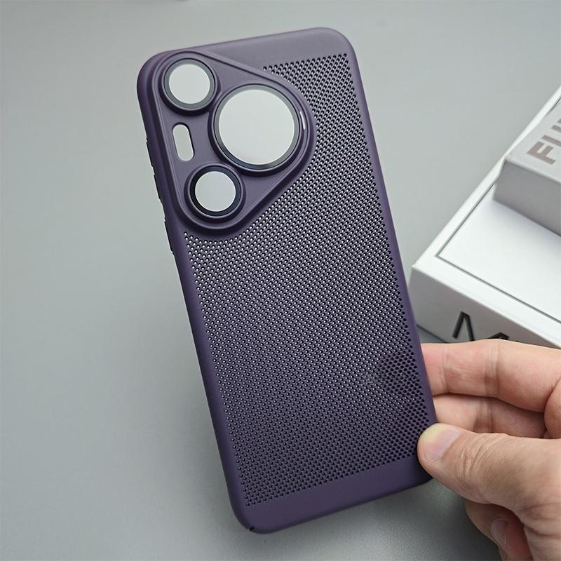 Huawei Pura 80 70 Ultra P80 P70 P60 P50 Pro P60Art P50E P40 Glass Lens Protection Cover Cooling Heat Dissipation Phone Case