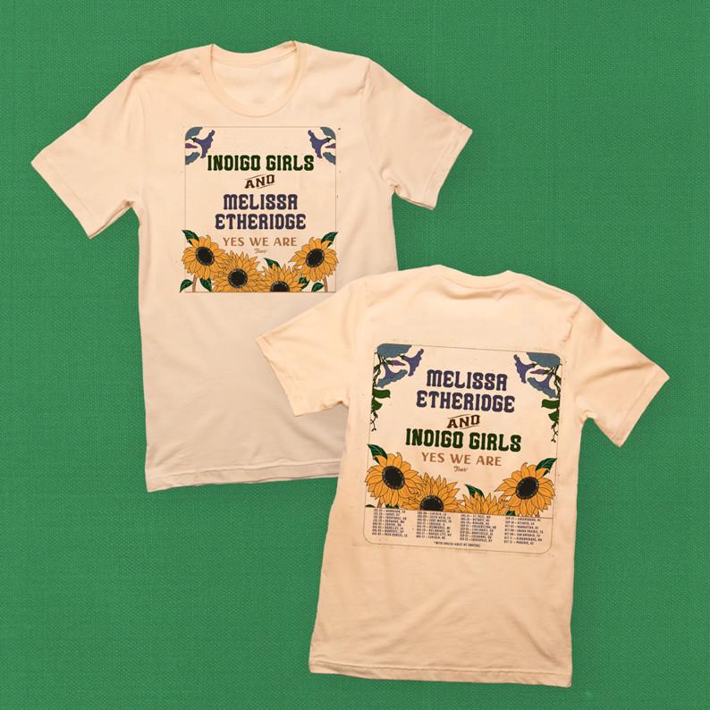 Melissa Etheridge Indigo Girls HOT NEW 2 sides Shirt All sizes S-5XL 1F2076 Unisex T-Shirt S