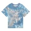 Zuoxi 2025 Neues Jungen T-Shirt mit Batikmuster, reine Baumwolle, kurzärmelig