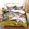 Princess Connect! ReDive Fan Merch Duvet Cover + 2 Pillowcases, Cute Printed Bedding Set for Game Anime Lovers Collection