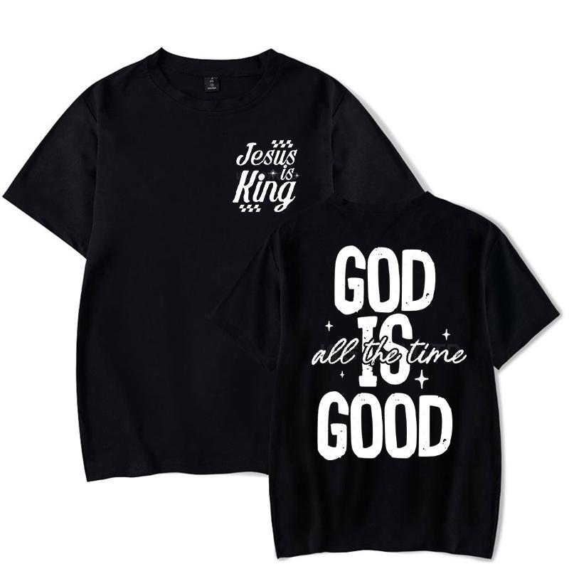 Jesus Religious Believe Shirts for Unisex Women God Is Good All The Time Classic Tops Gift for HerHim Faith Based TShirt tops