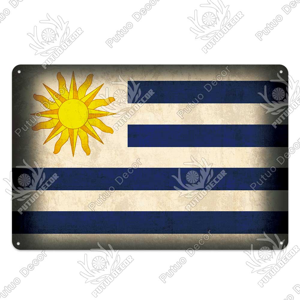 Dekorationsflagga Vintage Plakett Metallplatta Tennskylt Väggkonst Dekoration Affischer Man Cave Bar Pub Vardagsrum Hem Järnmålning