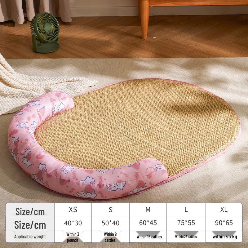 Four Seasons Washable Pet Bed: Cool Nest Cushion for Dogs & Cats